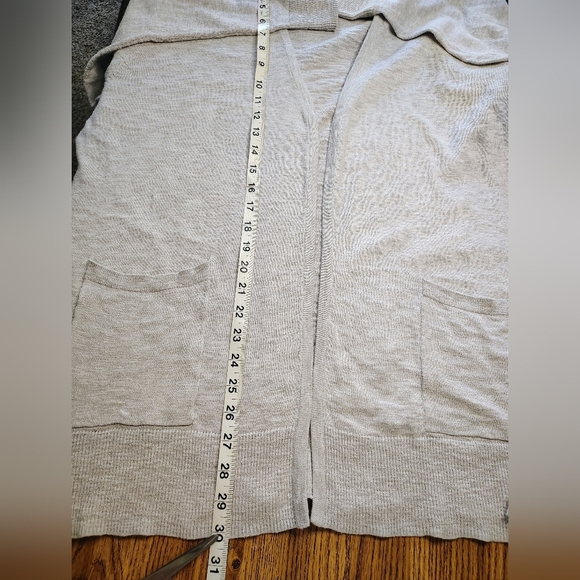 Madewell women's open front cardigan, lightweight,cotton blend,size L, pockets. - Picture 14 of 16